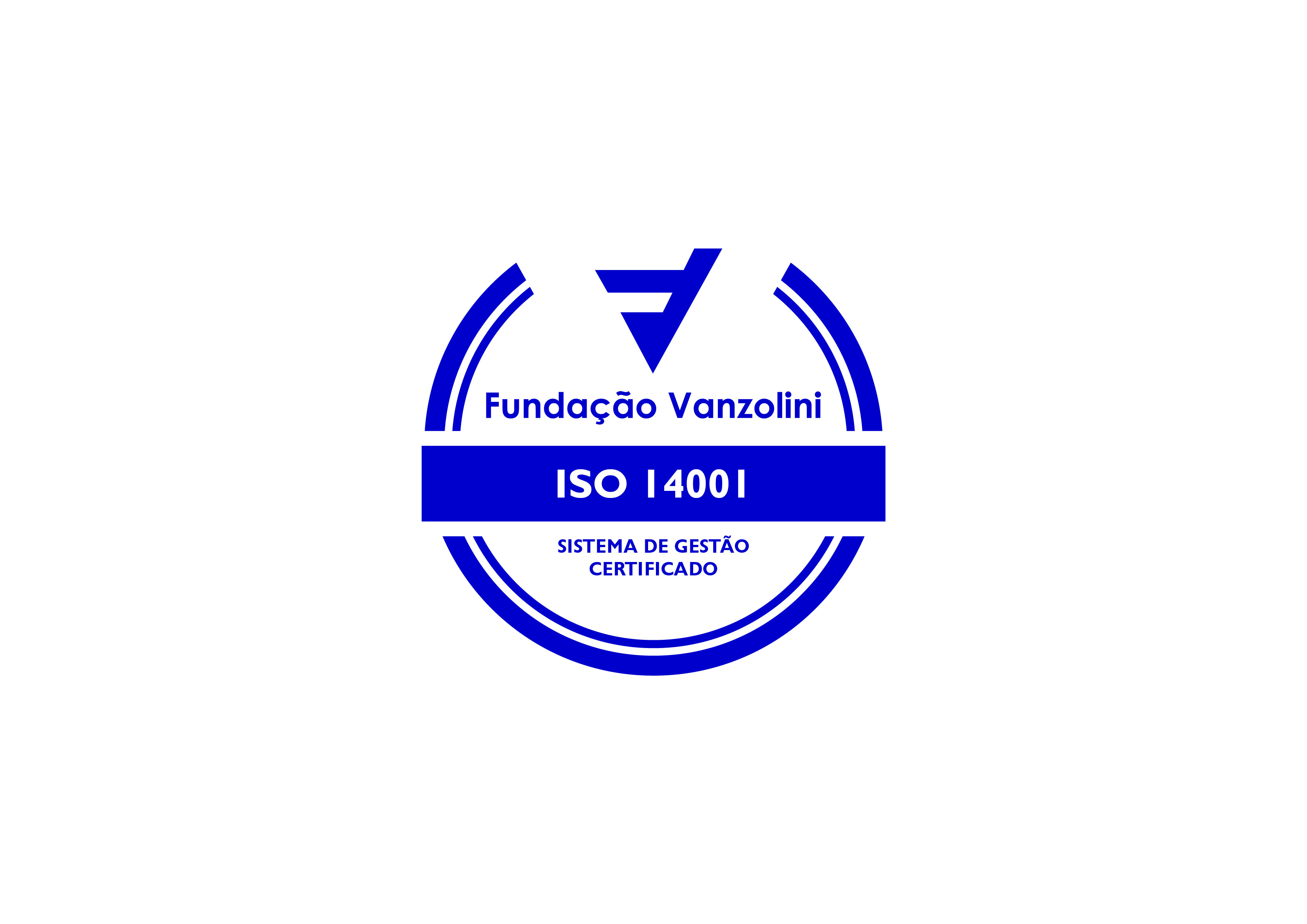Vanzolini Foundation NBR ISO 14001:2015 Environmental Management System, certificate SGA-1868